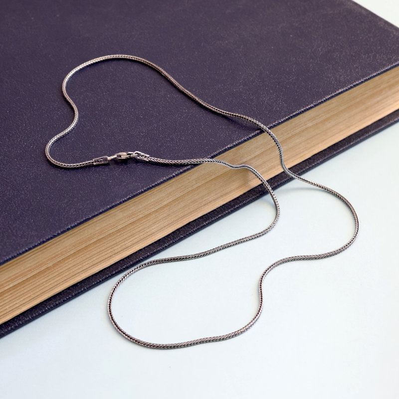33а Stříbrný řetízek 925, kazazi „Liščí ocas“ - Obrázek 1